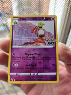 Pokemon Go Xatu 033/078 Reverse Holo Uncommon - Image 1