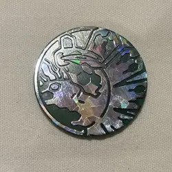 Pokemon Green Holo Zygarde Collectors Flip Coin - Image 1