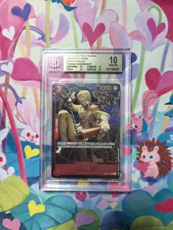 BGS 10 One Piece Card Sanji OP01-013 R 1st Anniversary Set Chinese - Image 1
