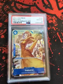 One Piece TCG Memorial Collection Inazuma EB01-022 Alt Art New Fresh PSA 10 - Image 1