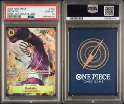 PSA 10 One Piece TCG 2023 GEDATSU Alt Art OP05-102 English #102 - Image 3