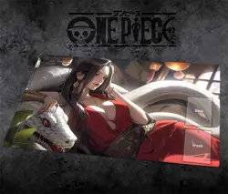 One Piece Table Playmat Boa Hancock OPCG TCG CCG Trading Card Game Mat Mousepad - Image 1