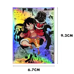 60PCS Trading Card ONE PIECE Luffy OPCG TCG Card Sleeves 67X92mm Standard Size - Image 4