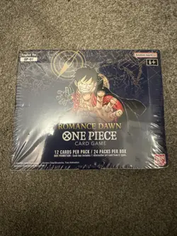 One Piece Card Game Romance Dawn Booster Box OP-01 (White Bottom) Slight Damage - Image 1
