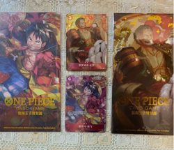 One Piece Card Game China Exclusive Zoro Luffy 2024 New Year Red Packet Promo - Image 1