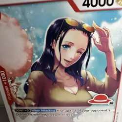 Nico Robin ST21-010 C, RED STRAW HAT LOGO 36, Art: eiji kaneda, one piece card - Image 4