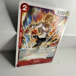 One Piece card Sanji ST21-003 C, RED STRAW HAT LOGO 35, Morechand, vinsmoke - Image 3