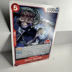 One piece card, Silvers Rayleigh OP09-005 R, RED STRAW HAT LOGO 33, Gol.D.Roger - Image 3
