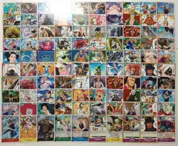 Lot of 100 Japanese ONE PIECE Cardgame Card Set TCG - Image 1