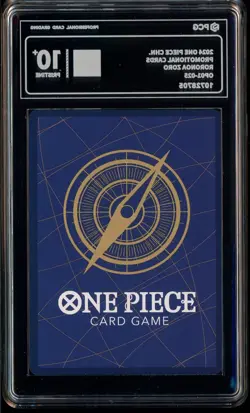 2024 One Piece Chinese Flagship Btl Promo OP01-025 Roronoa Zoro PCG 10 PRISTINE+ - Image 3