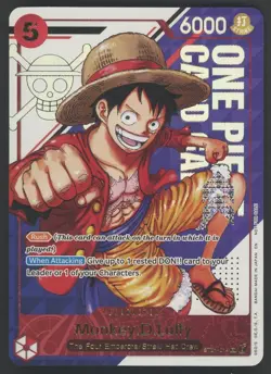 One Piece TCG Monkey D Luffy Treasure Pack Diet Serial - Image 1