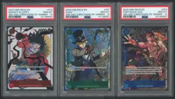 2025 One Piece 3rd Anv 3 Brthrs Winner Sabo Luffy Ace Sequential Set (3) PSA 10 - Image 1