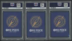 2025 One Piece 3rd Anv 3 Brthrs Winner Sabo Luffy Ace Sequential Set (3) PSA 10 - Image 2