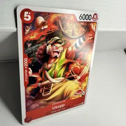 One Piece Card, Usopp OP11-003 UC, red straw hat logo 18, sogeking, god usopp - Image 3