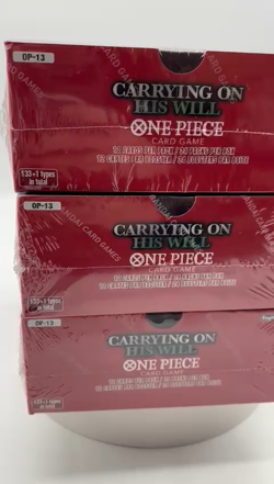 Lot of (6) One Piece OP-13 Carrying His Will Booster Boxes Sealed - Image 2