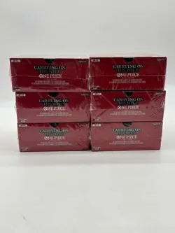 Lot of (6) One Piece OP-13 Carrying His Will Booster Boxes Sealed - Image 3