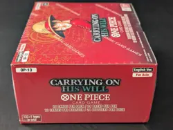 Auction #1 One Piece TCG OP-13 Carrying On His Will Booster Box SEALED - Image 4