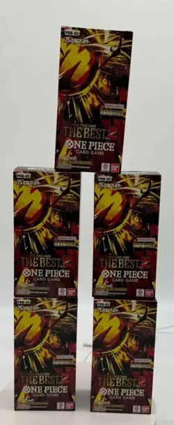 One Piece Japanese PRB-02 Premium Booster The Best 2 Booster Box Lot of (5) - Image 1