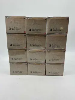 Lot (12) One Piece English EB-01 Anime 25th Collection Extra Booster Box Sealed - Image 1