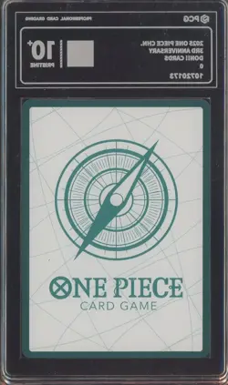 2025 One Piece Chinese 3rd Anniversary Don!! Cards PCG 10 PRISTINE+ - Image 2