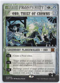 Oko, Thief of Crowns Outlaws of Thunder Junction: Breaking News #50 MTG NM / M - Image 1