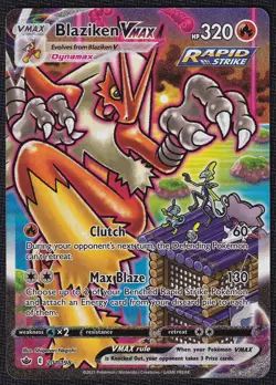 Pokemon Blaziken VMAX 201/198 Alt Art Chilling Reign - Image 1