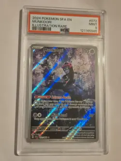 Pokemon TCG - Munkidori 072/064 - Shrouded Fable - Illustration Rare - PSA 9 - Image 1