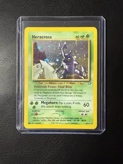 2000 Pokemon - Heracross #06/111 - Neo Genesis Unlimited - Holo Rare - LP - Image 2