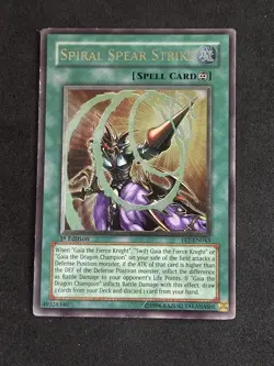 Spiral Spear Strike FET-EN043 1st Edition Ultimate Rare LP/HP YuGiOh - Image 1