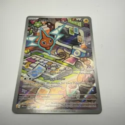 Pokemon TCG Rotom 197/182 Destined Rivals Illustration Rare Card Pack Fresh - Image 2
