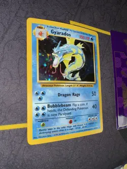 Pokemon Card Gyarados 6/102 Base Set Holo Rare WOTC 💎NM +💎 - Image 2