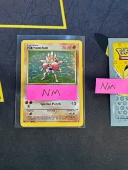 Pokemon Card Hitmonchan Base Set Unlimited Holo Rare 7/102 049 💎NM💎 - Image 1