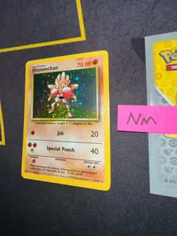 Pokemon Card Hitmonchan Base Set Unlimited Holo Rare 7/102 049 💎NM💎 - Image 4