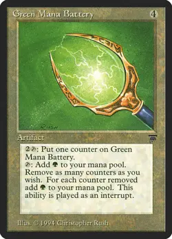 Green Mana Battery [Legends] Magic MTG - Image 1