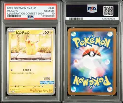 PSA10 Pikachu 242/SV-P Illustration Contest 2024 Promo JAPAN Pokemon GEM MINT - Image 5