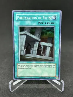 Yugioh Preparation of Rites SOVR-EN057 Super Rare Unlimited Edition NM - Image 1