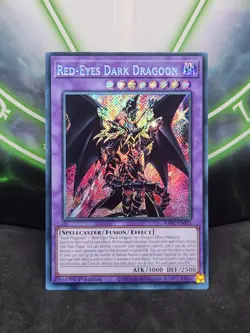 Yugioh Red-Eyes Dark Dragoon RA02-EN021 Secret Rare 1st Edition NM - Image 1