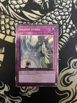 Solemn Strike - RA02-EN079 - Quarter Century Secret Rare - 1st Ed NM | Yugioh - Image 1