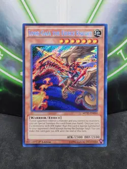Yugioh Lord Gaia the Fierce Knight MVP1-ENS50 1st Edition Secret Rare NM - Image 1