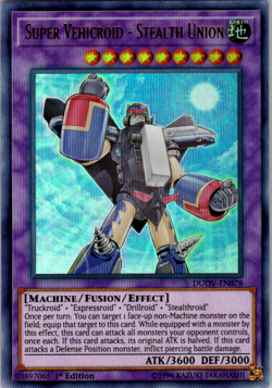 Super Vehicroid - Stealth Union - DUOV-EN078 - NM - Ultra Rare - 1st ed - Yugioh - Image 1