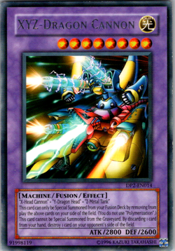 XYZ-Dragon Cannon DP2-EN014 Rare Yugioh Card NM - Image 1