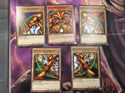 Exodia the Forbidden One - Complete Set 5 Cards - LDK2 - Common Unlimited Yugioh - Image 1