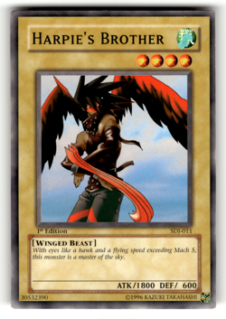 Harpie's Brother SDJ-011 1st Edition Common Starter Deck: Joey LP - Image 1