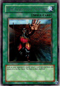 Yugioh The Forceful Sentry DB1-EN029 Rare Unlimited Edition - Image 1
