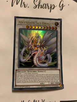 ASCENSION SKY DRAGON - 1st EDITION LEHD-ENB34 ENGLISH Yu Gi Oh! CARD ULTRA RARE - Image 3