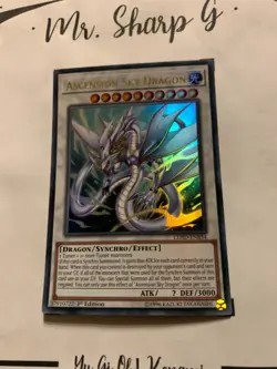 ASCENSION SKY DRAGON - 1st EDITION LEHD-ENB34 ENGLISH Yu Gi Oh! CARD ULTRA RARE - Image 5