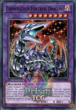 1st Ed Chimeratech Fortress Dragon LEDD-ENB28 Yugioh - Image 1