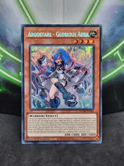 Yugioh Argostars - Glorious Adra SUDA-EN010 Secret Rare 1st Edition NM - Image 1