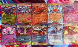 Pokemon Phantasmal Flames Complete Set of EX Double Rare 10 Card Lot All NM - Image 1
