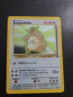 Kangaskhan - 5/64 - Pokemon Jungle Unlimited Holo Rare Card 1999 WOTC NM/M - Image 1